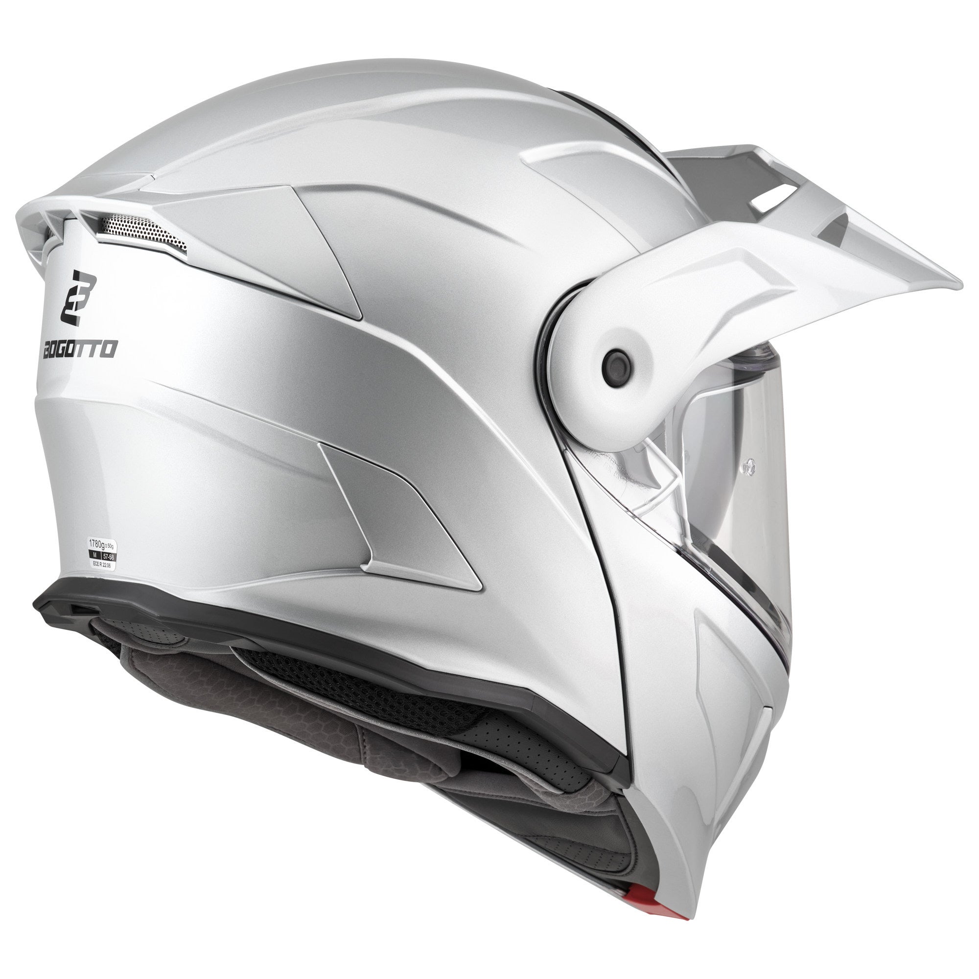 Bogotto H276 Enduro Klapphelm silber L (59/60) Abbildung 5