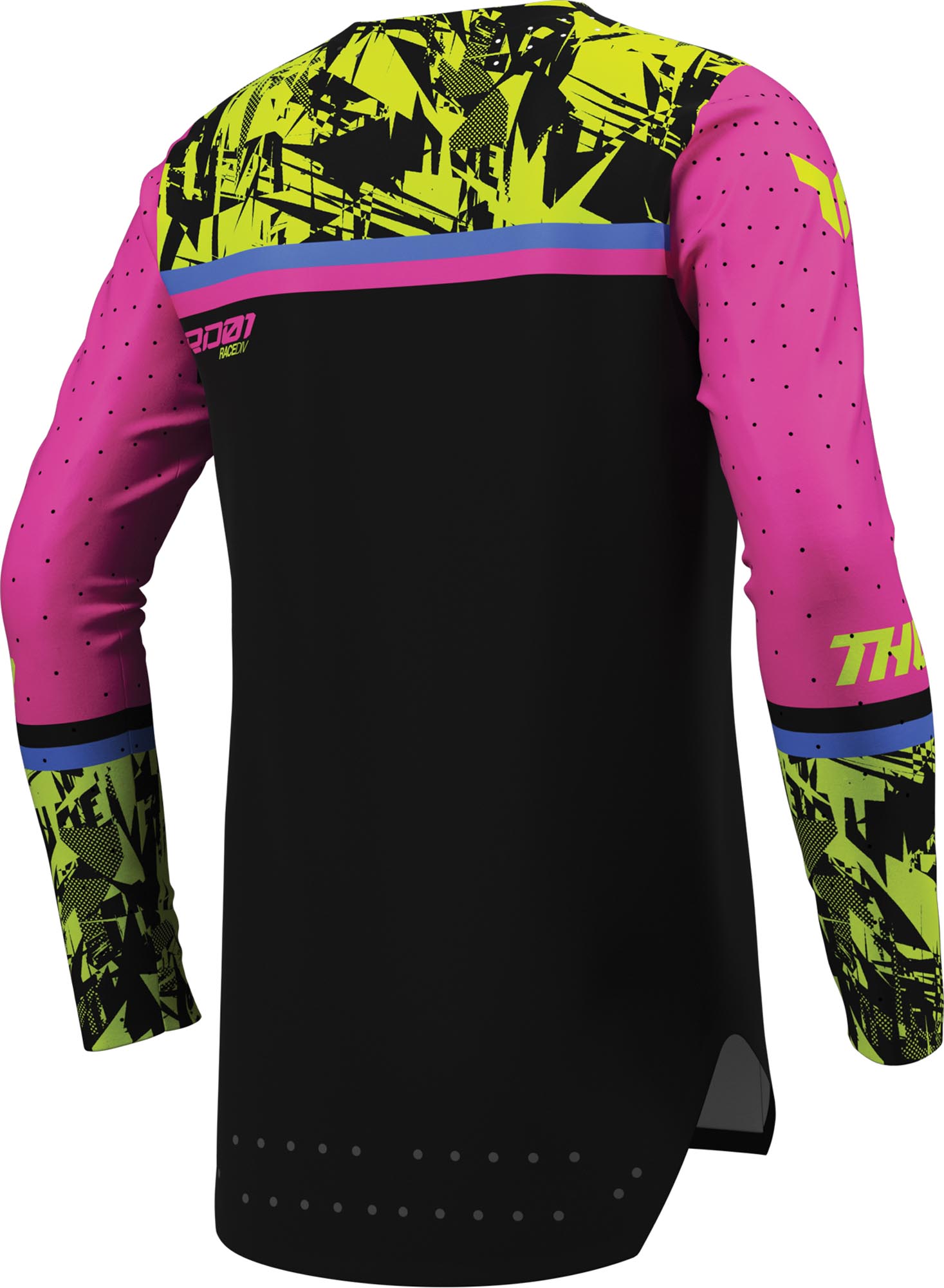 Thor Sportmode Punkd Jugend Motocross Jersey schwarz/gelb L Abbildung 3
