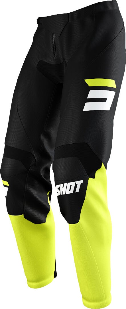 Shot Draw Burst Motocross bukser sort/gul 32 Figur 1