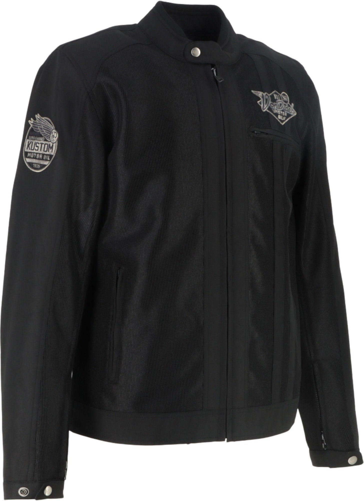 Side view of Von Dutch X Helstons Speed Racer Air Mesh Motorcycle Textile Jacket