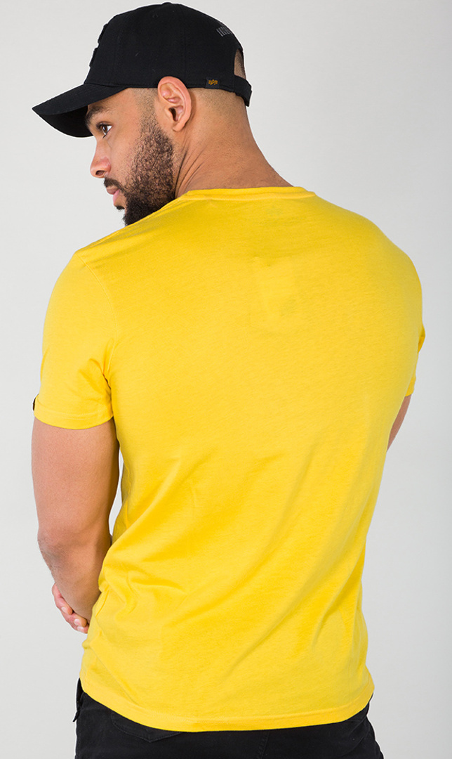 Alpha Industries Basic T Small Logo T-Shirt gul XXL Figur 2