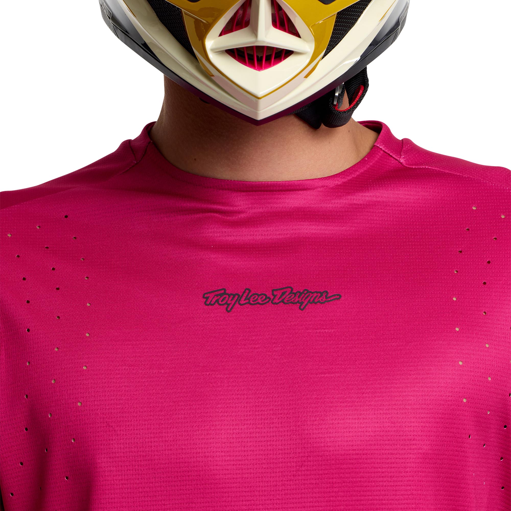 Troy Lee Designs Sprint Pro Mono Bicycle Jersey Fuchsia S Figure 5