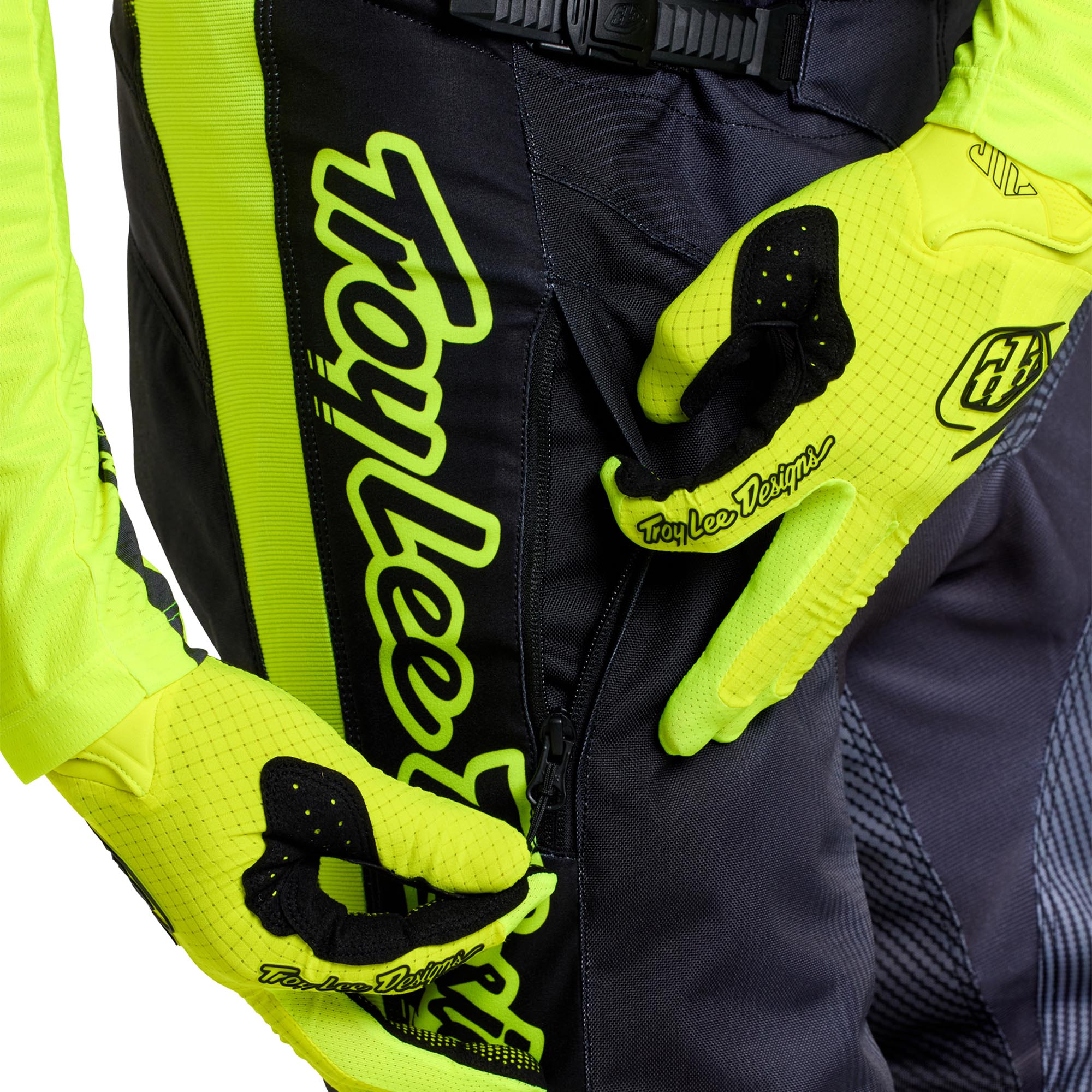Troy Lee Designs GP Pro Imprint Motocross Pants grey/fluo yellow 30 Figure 11