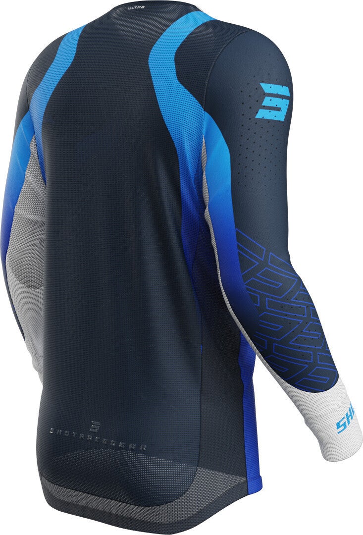 Shot Aerolite Ultra Motokrosový dres bílá/modrá L Obrázek 2