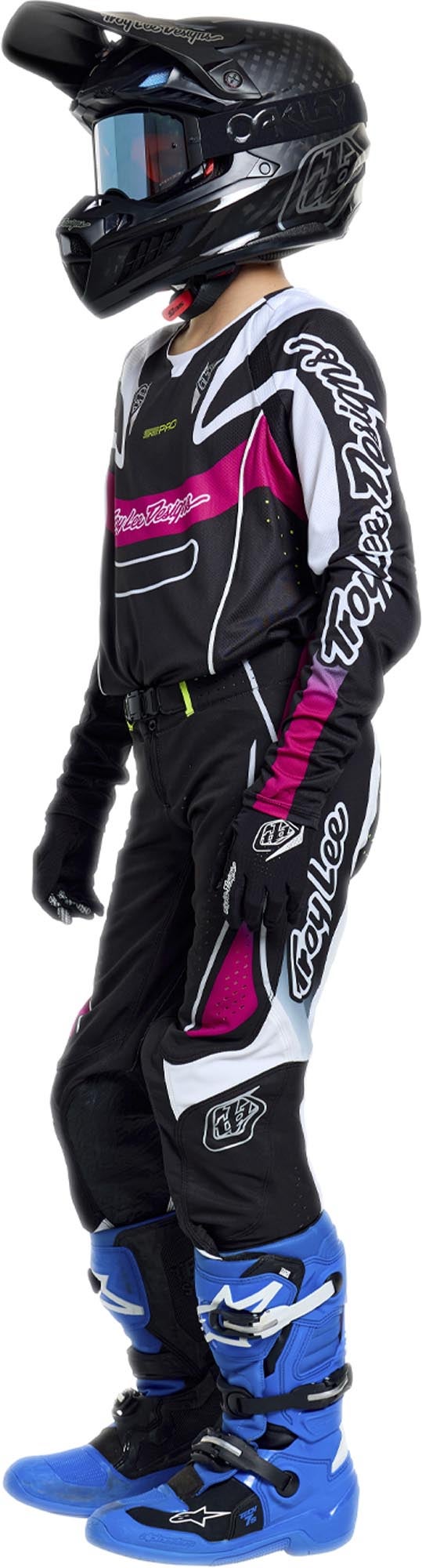 Troy Lee Designs SE Pro Salvo Ungdoms motocrossbukser Sort/hvid 24 Figur 3