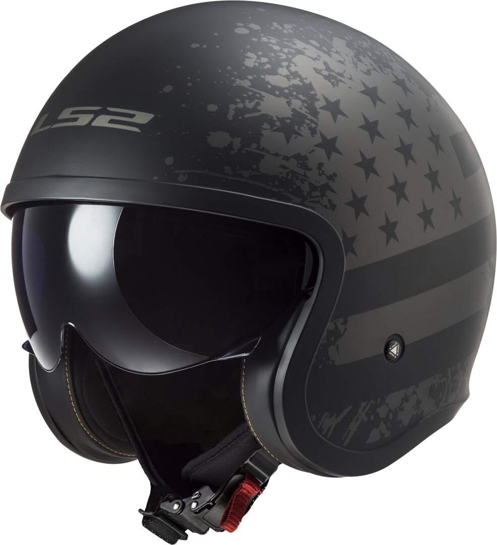 LS2 OF599 Spitfire II Black Flag Cască cu reacție L (59/60) Figura 1