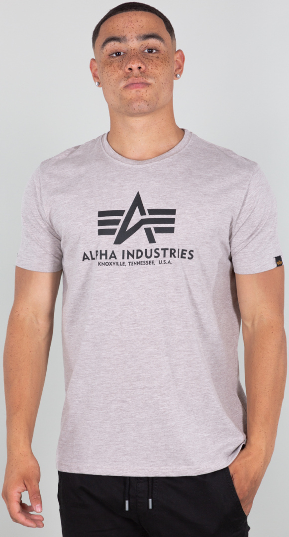 Alpha Industries Basic T-Shirt Lichtbruin (kameel) M Figuur 4