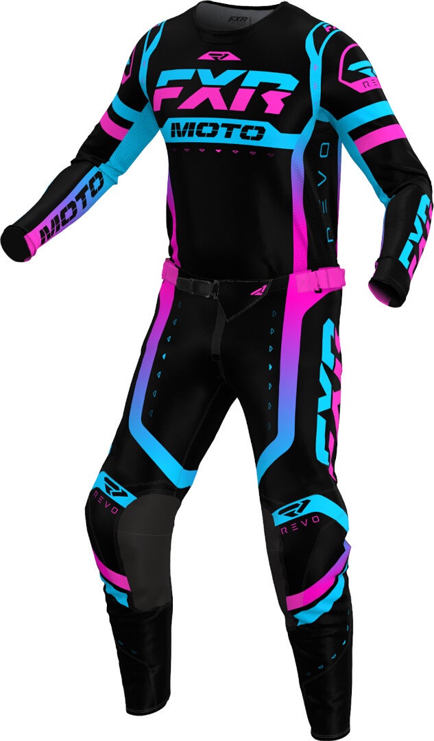 FXR Revo Pro LE Motocross trøje sort/pink XL Figur 3