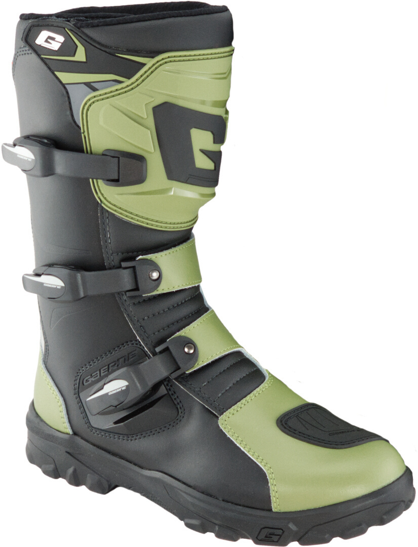 Side view of Gaerne Adventure Aquatech waterproof Motorcycle Boots