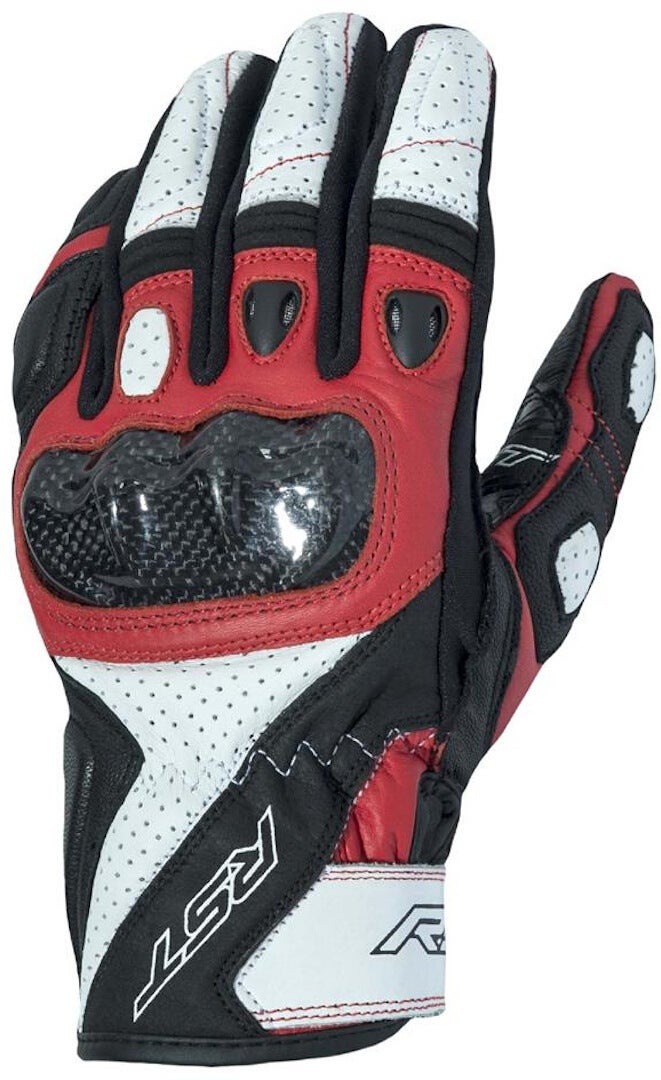 RST Stunt III Motorradhandschuhe schwarz/weiß/rot 2XL Abbildung 1