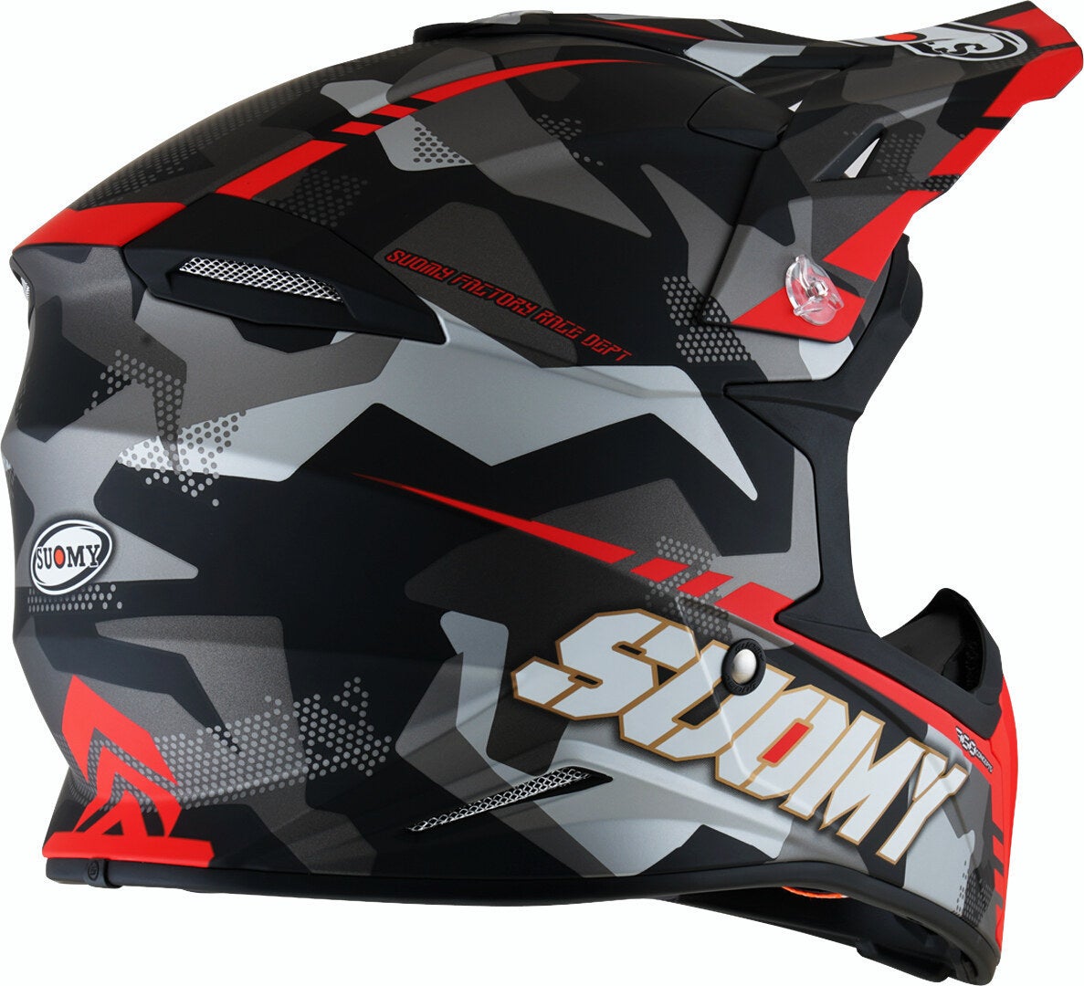 Suomy X-Wing Camouflager Capacete de motocross Red Matt S Figura 3