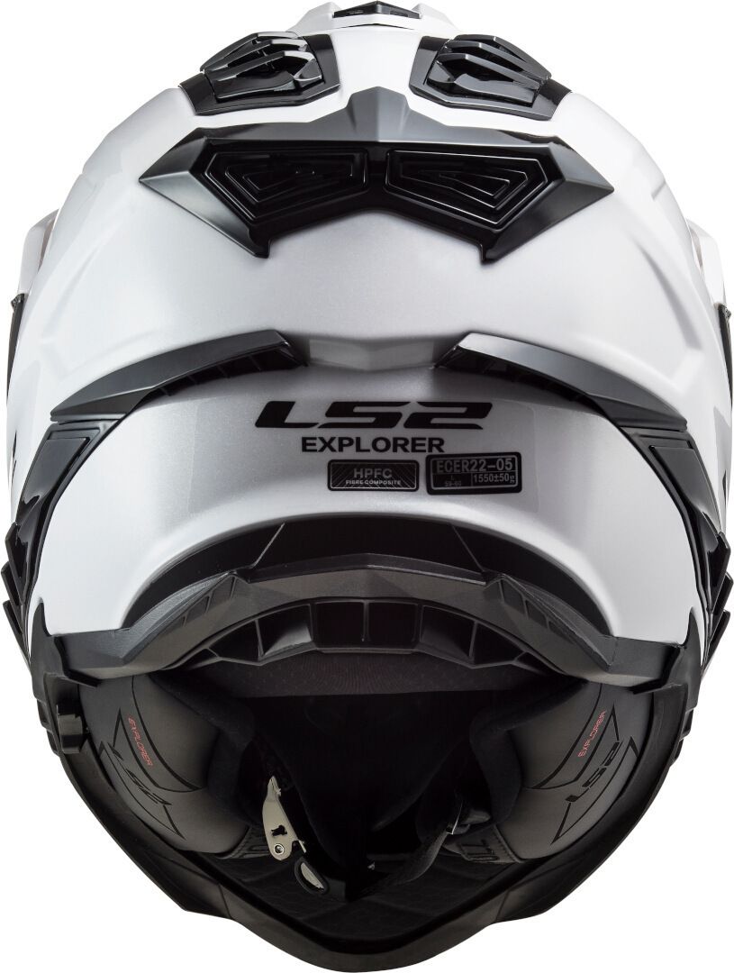 LS2 MX701 Explorer Solid Motocross Helmet white M (57/58) Figure 4