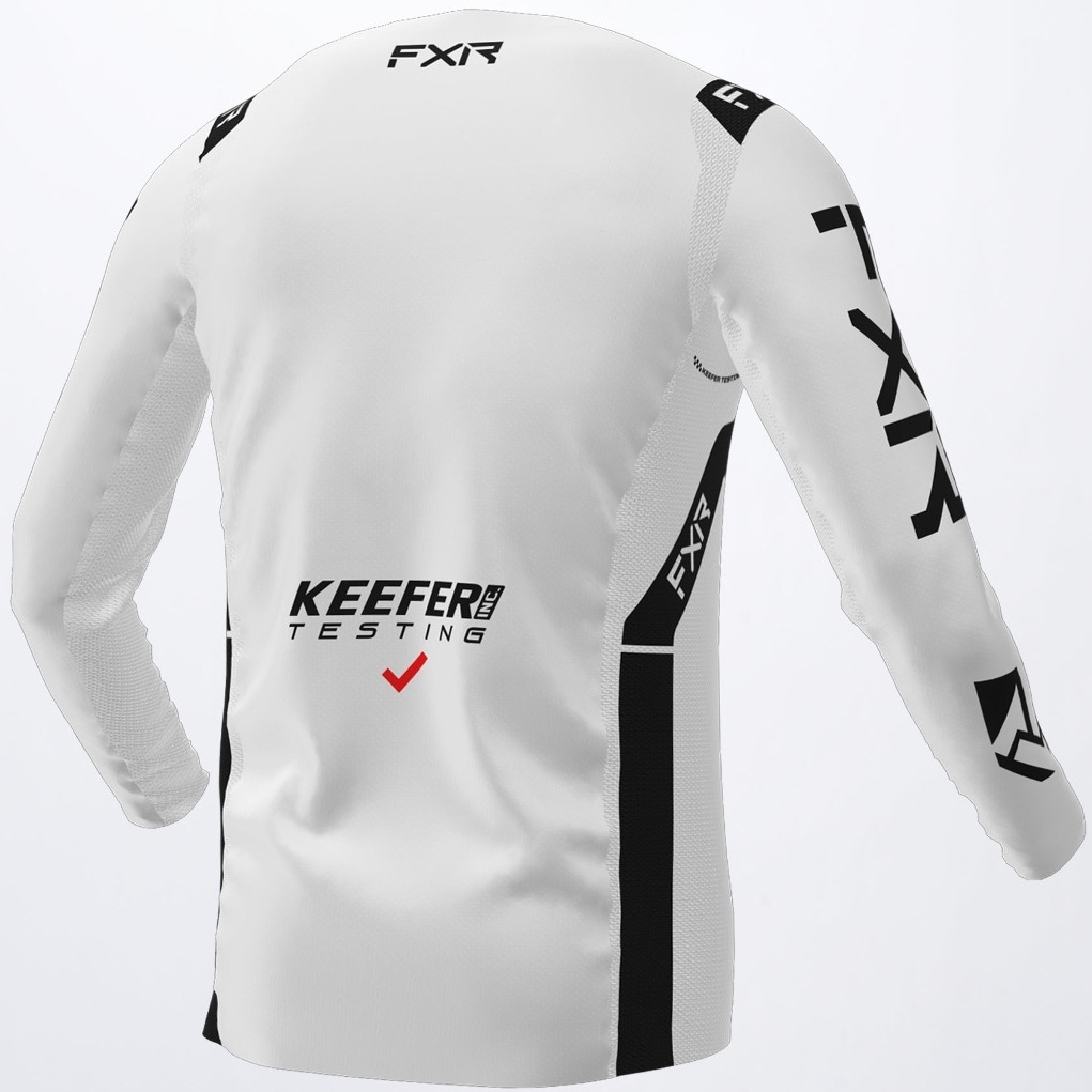FXR Helium RaceDiv Tricou de motocross Alb/Negru XS Figura 2