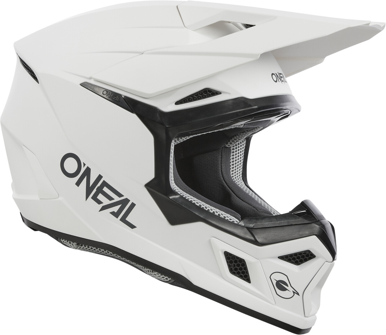 Oneal 3SRS Solid Casco Motocross bianco opaco XL (61/62) Figura 4