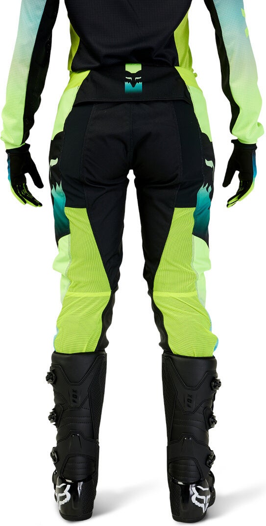 FOX 180 Flora Motocross Bukser til damer sort/grøn 4 Figur 4