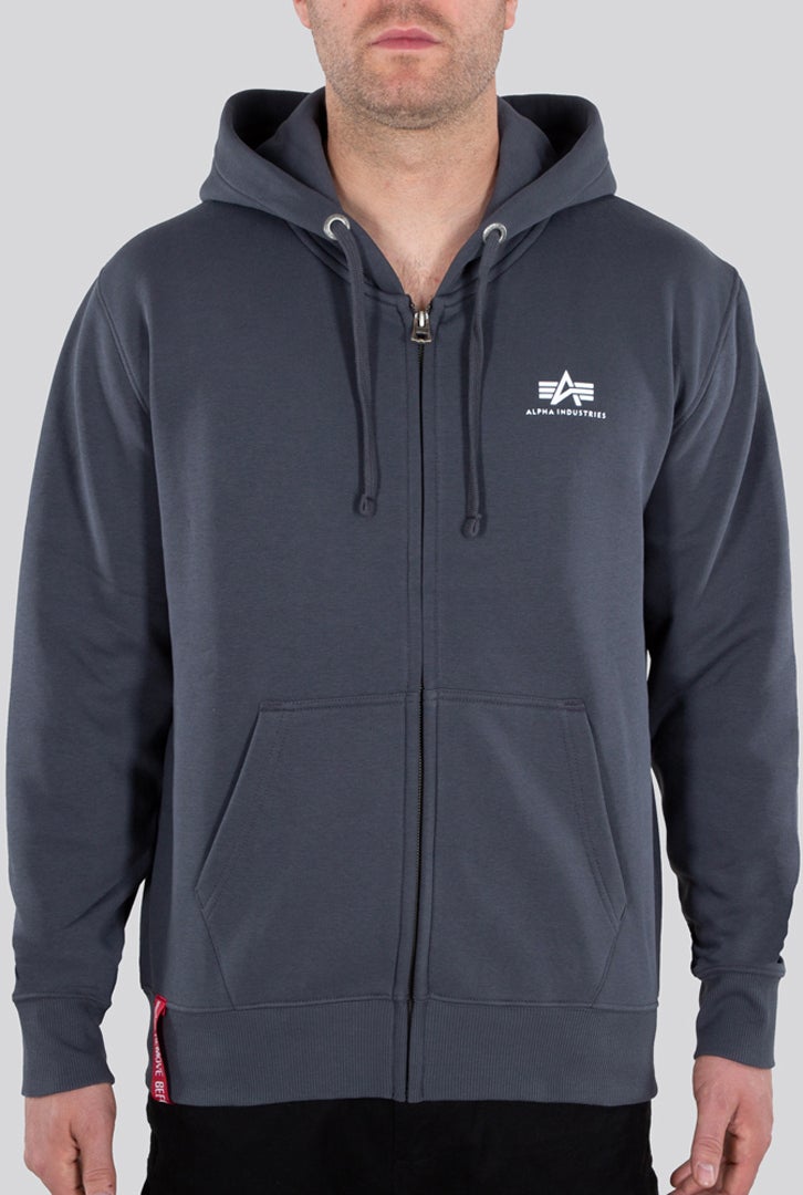 Alpha Industries Basic Zip Hoodie grau 3XL Abbildung 1
