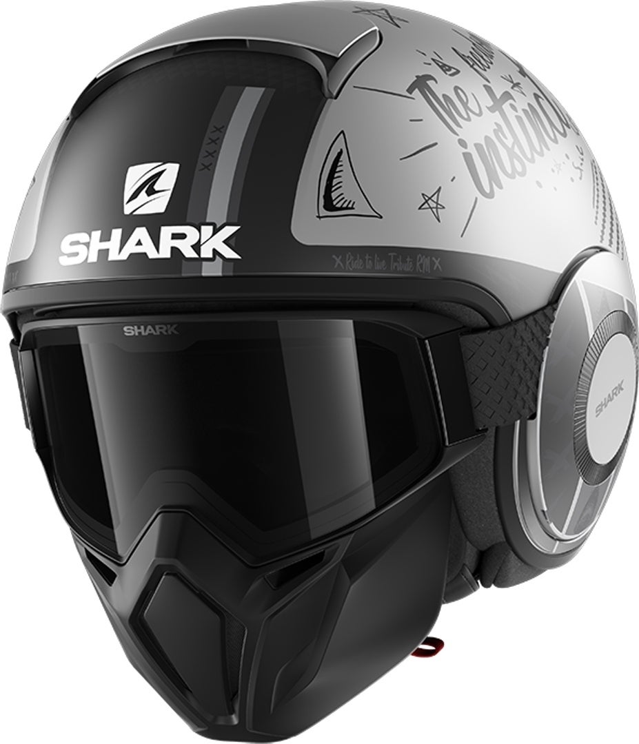 Shark Street-Drak Tribute RM Jet Helmet grey matt M (57/58) Figure 1