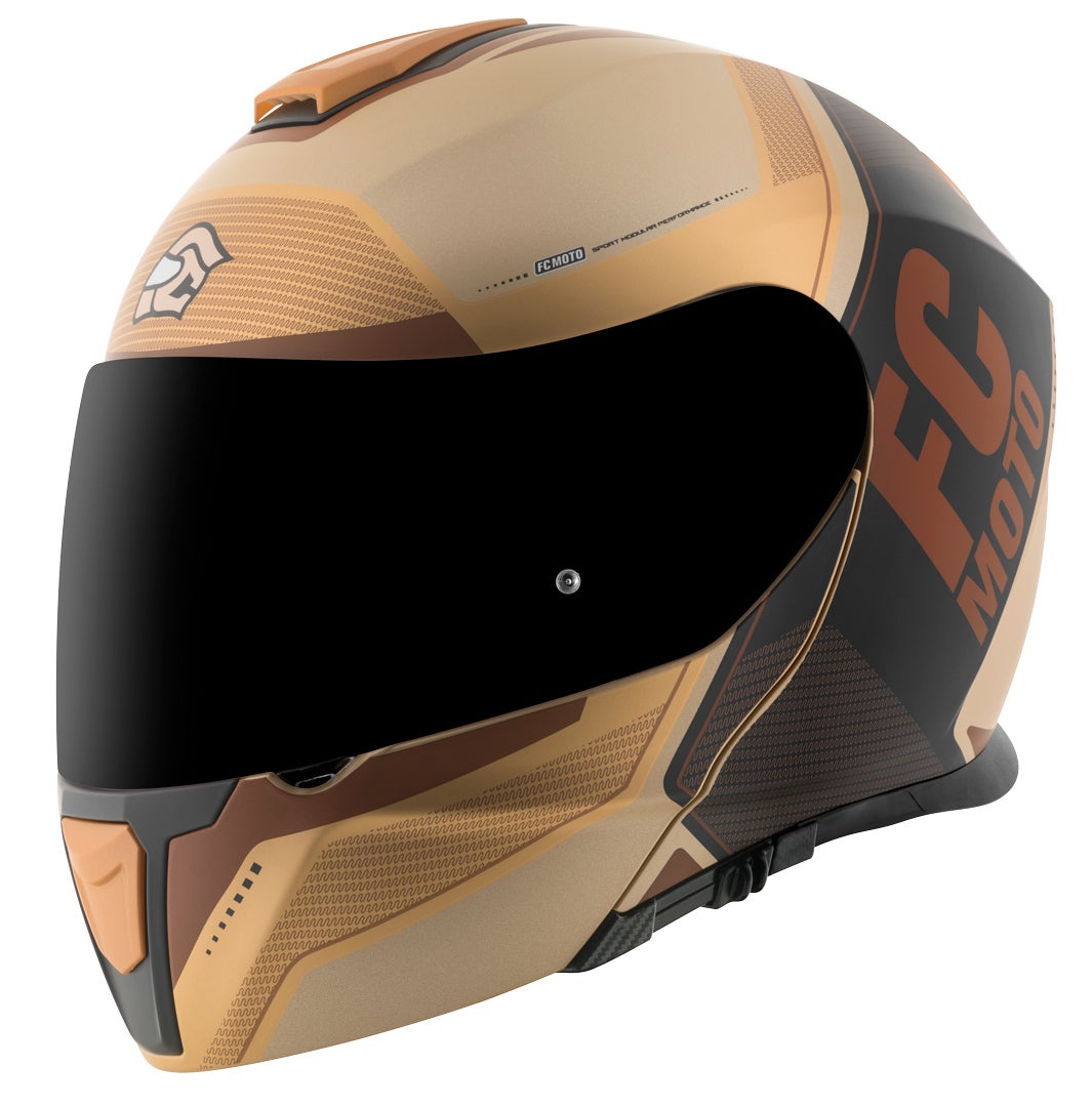 FC-Moto Novo Circuit Casco nero/oro XL (61/62) Figura 1