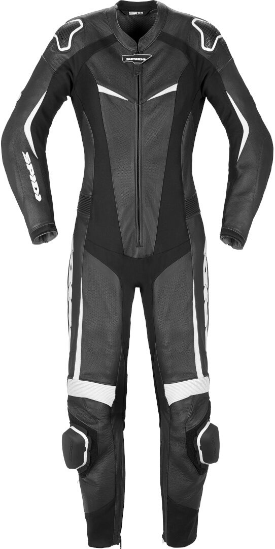Spidi Track Perforated Pro Dames Motorfiets Lederen Pak zwart/wit 50 Figuur 1