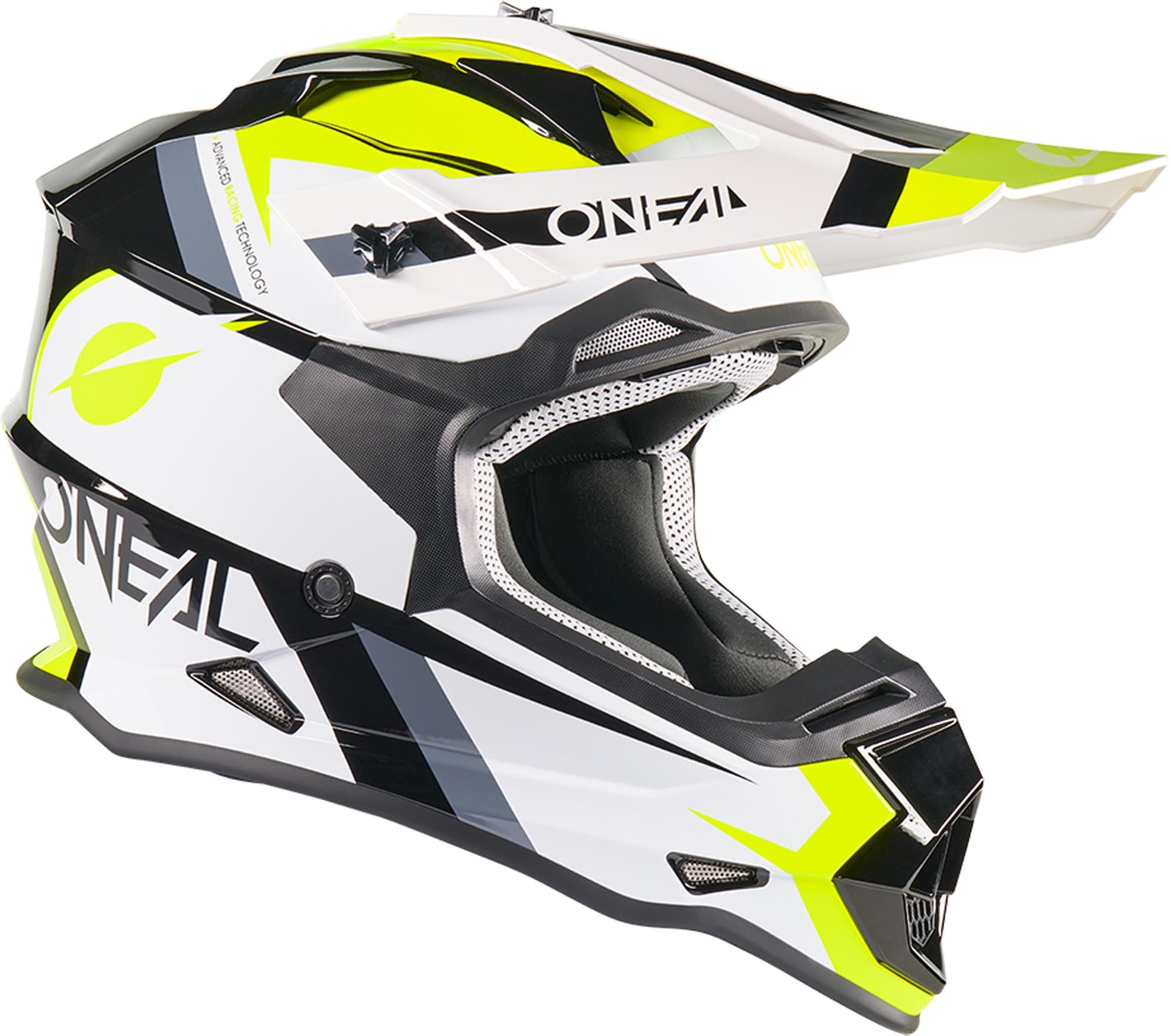 Oneal 2SRS Zento 越野摩托車頭盔 白/黑/綠 XXXL（65/66） 圖 3