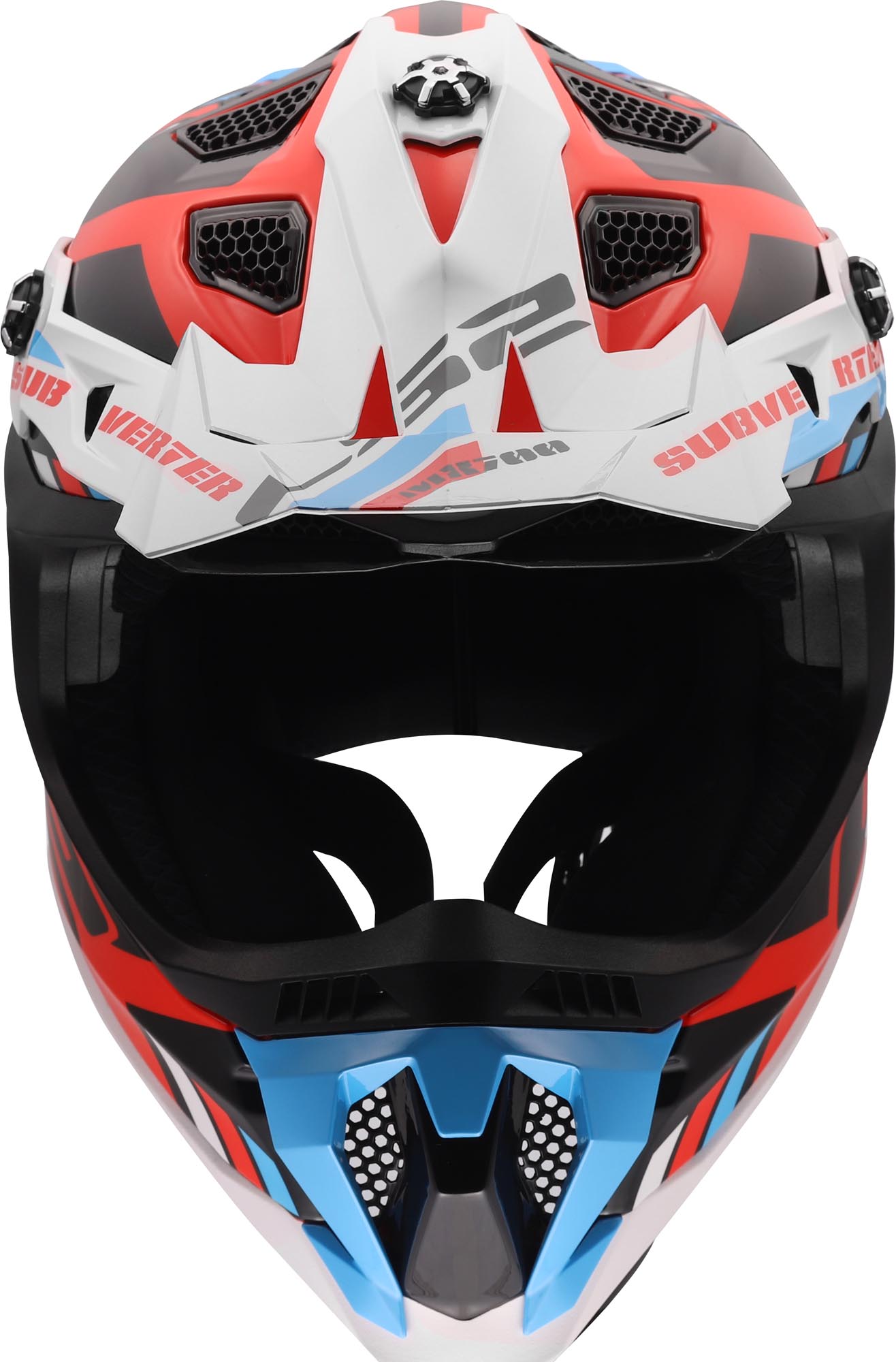 LS2 MX700 Subverter Evo II Stomp Motocross Helmet white/blue/red S (55/56) Figure 10
