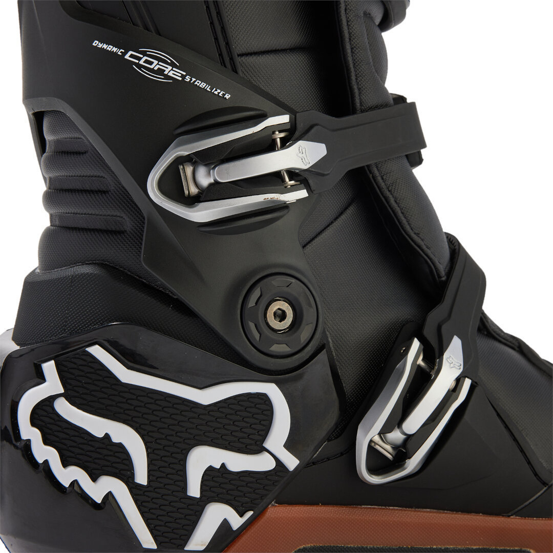 FOX Motion X Bottes de motocross imperméables noir/marron 10 Figure 5