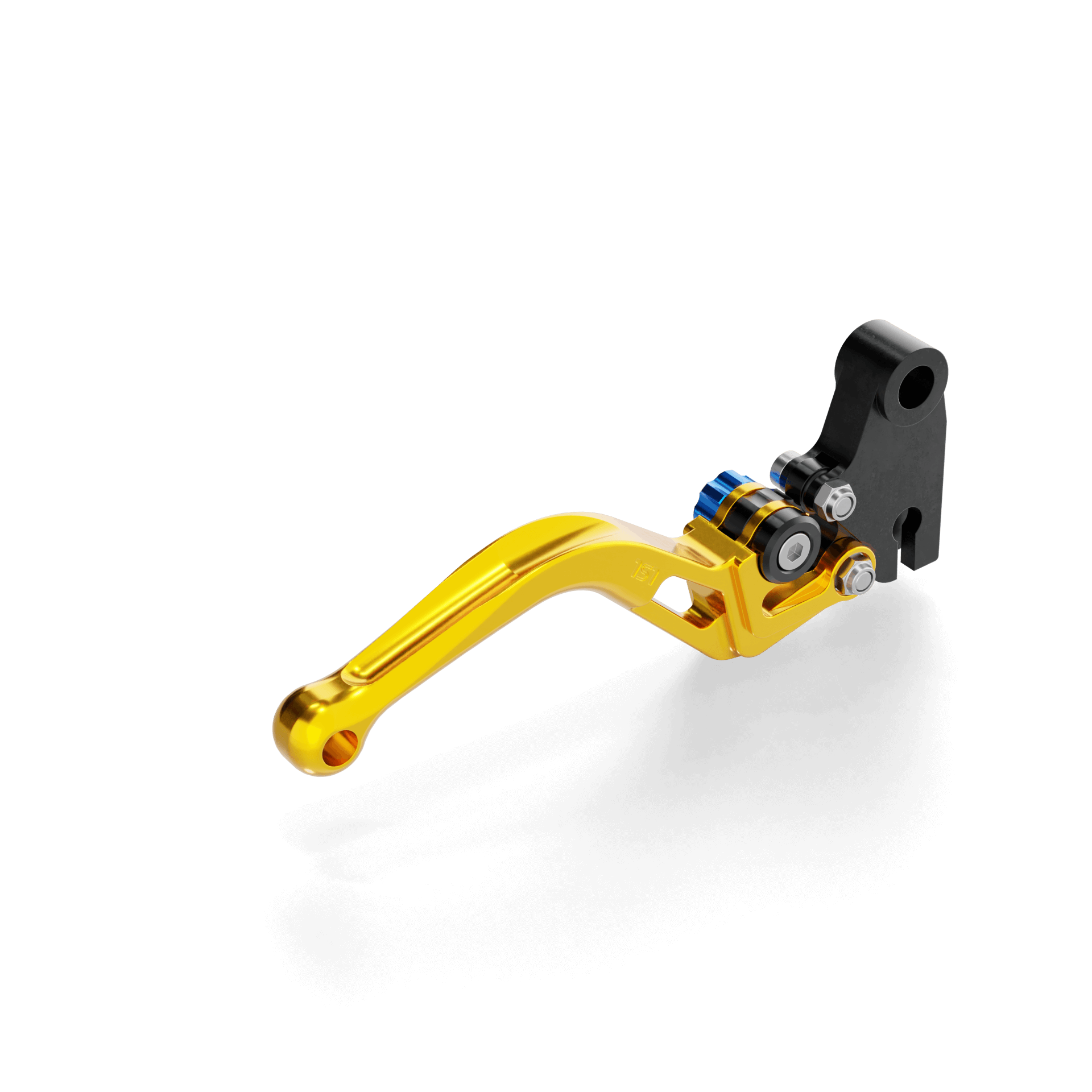 LSL Kupplungshebel BOW L46R, kurz gold Blau Abbildung 4