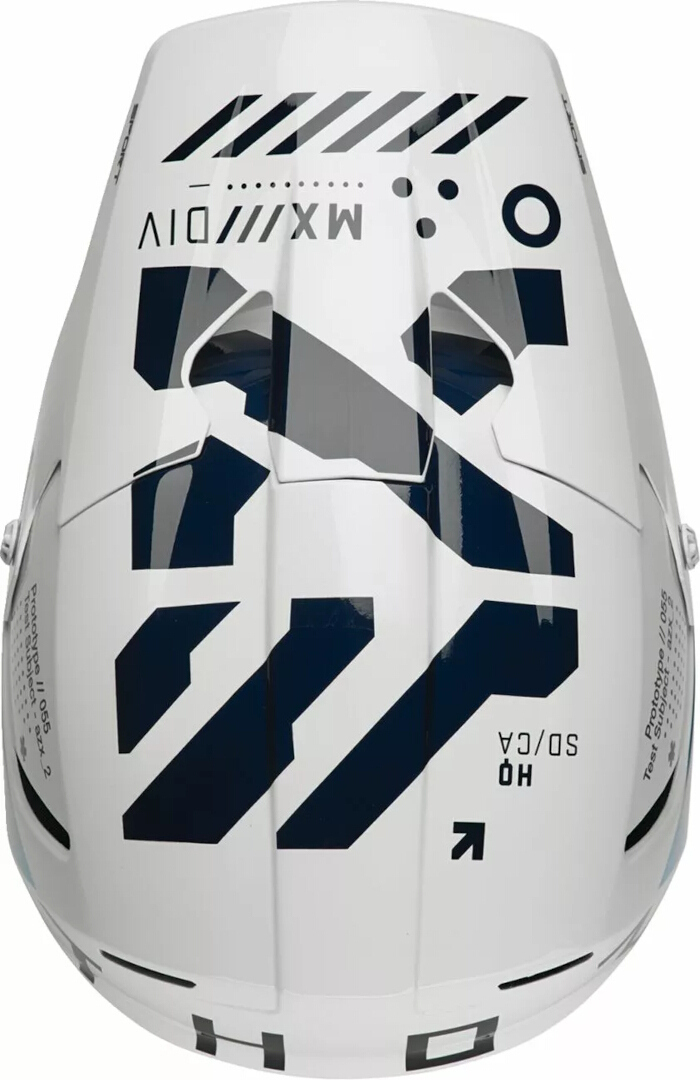 Thor Reflex Strike Casque de motocross Blanc/Bleu/Néon M (57/58) Figure 3