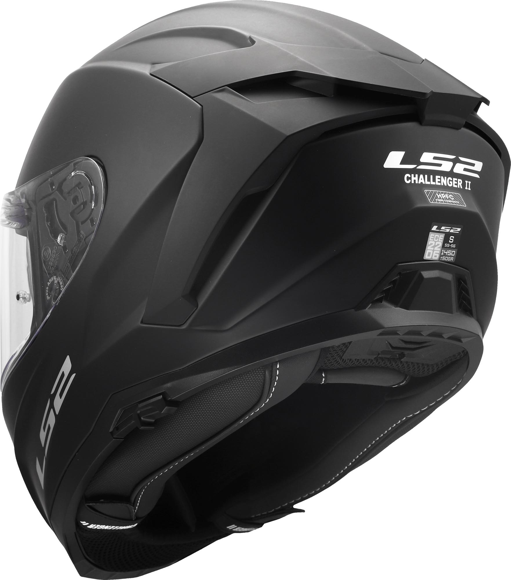 LS2 FF817 Challenger II Casque Noir mat M (57/58) Figure 3