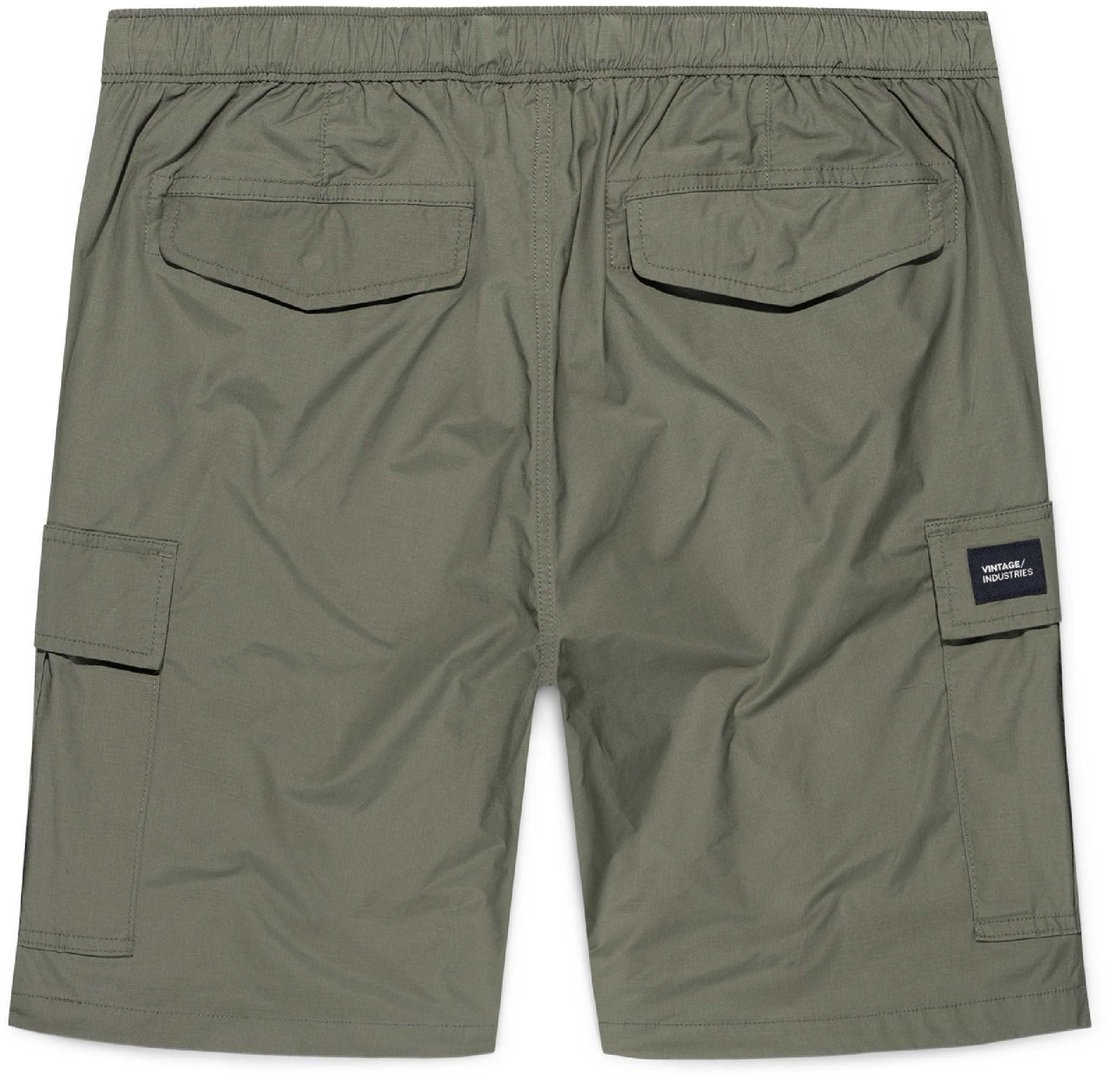 Side view of Vintage Industries Elliott Textile Shorts