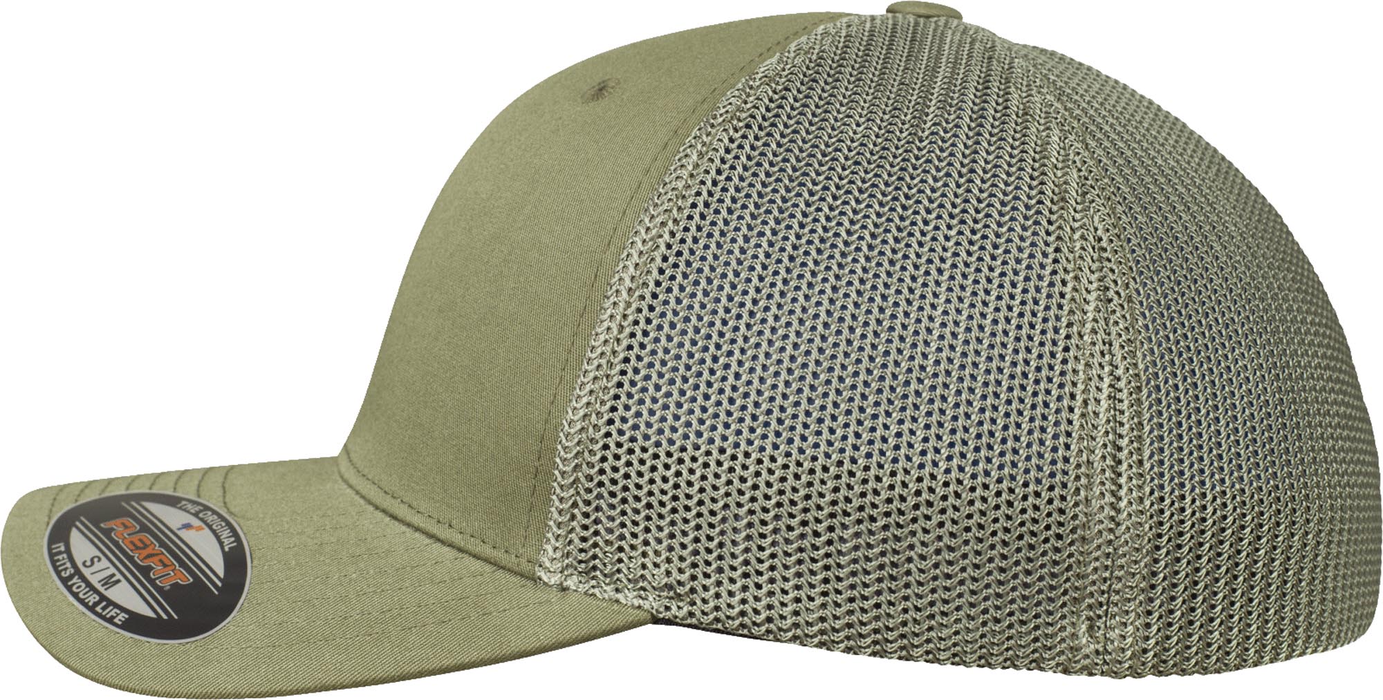 Brandit Flexfit Mesh Trucker Kappe oliv S/M Abbildung 6