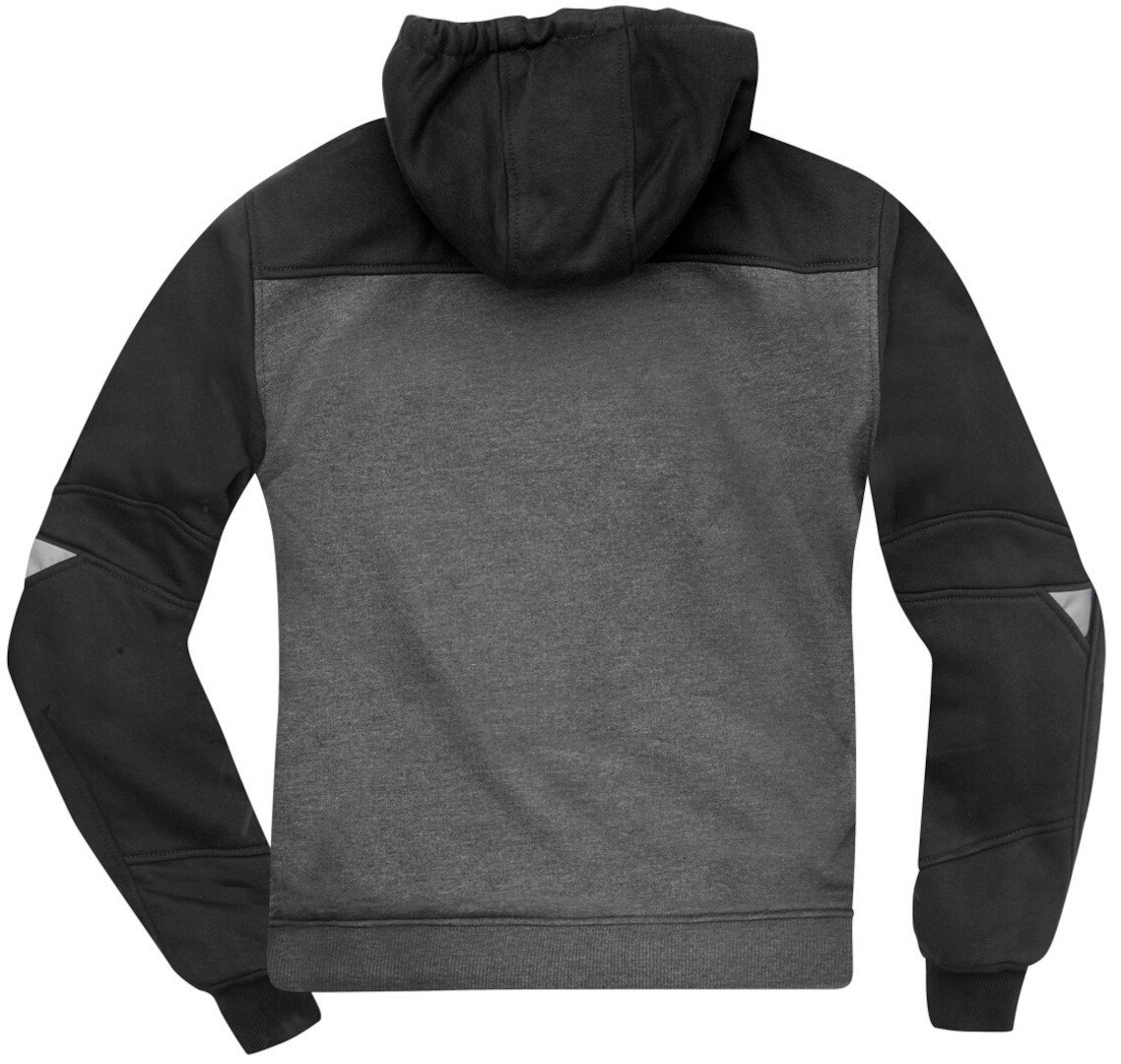 Merlin Hurley Hanorac cu fermoar de motocicletă gri închis/negru XXL Figura 3