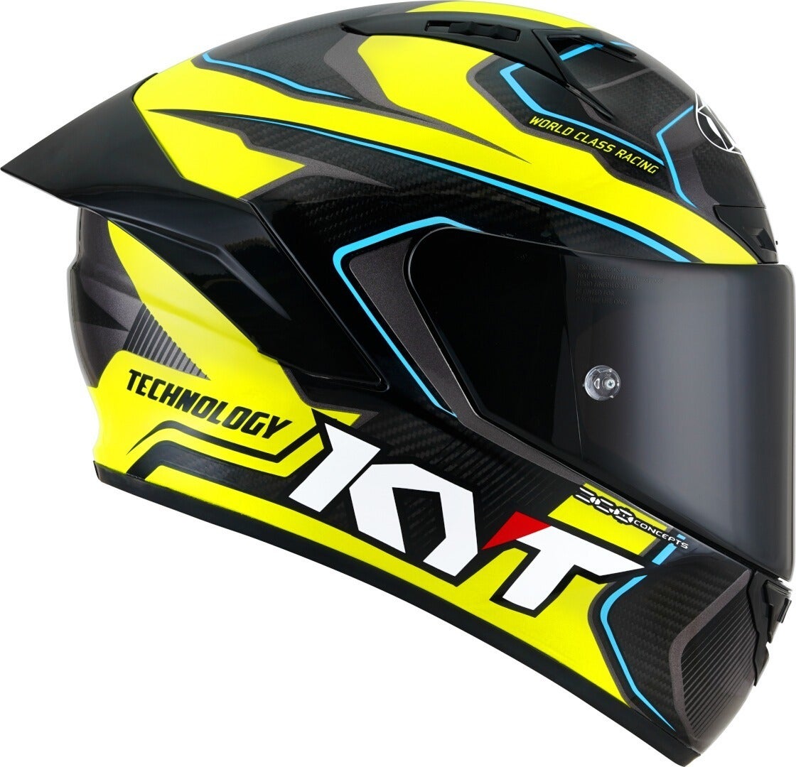 Side view of KYT NZ Race Carbon Competition Helmet