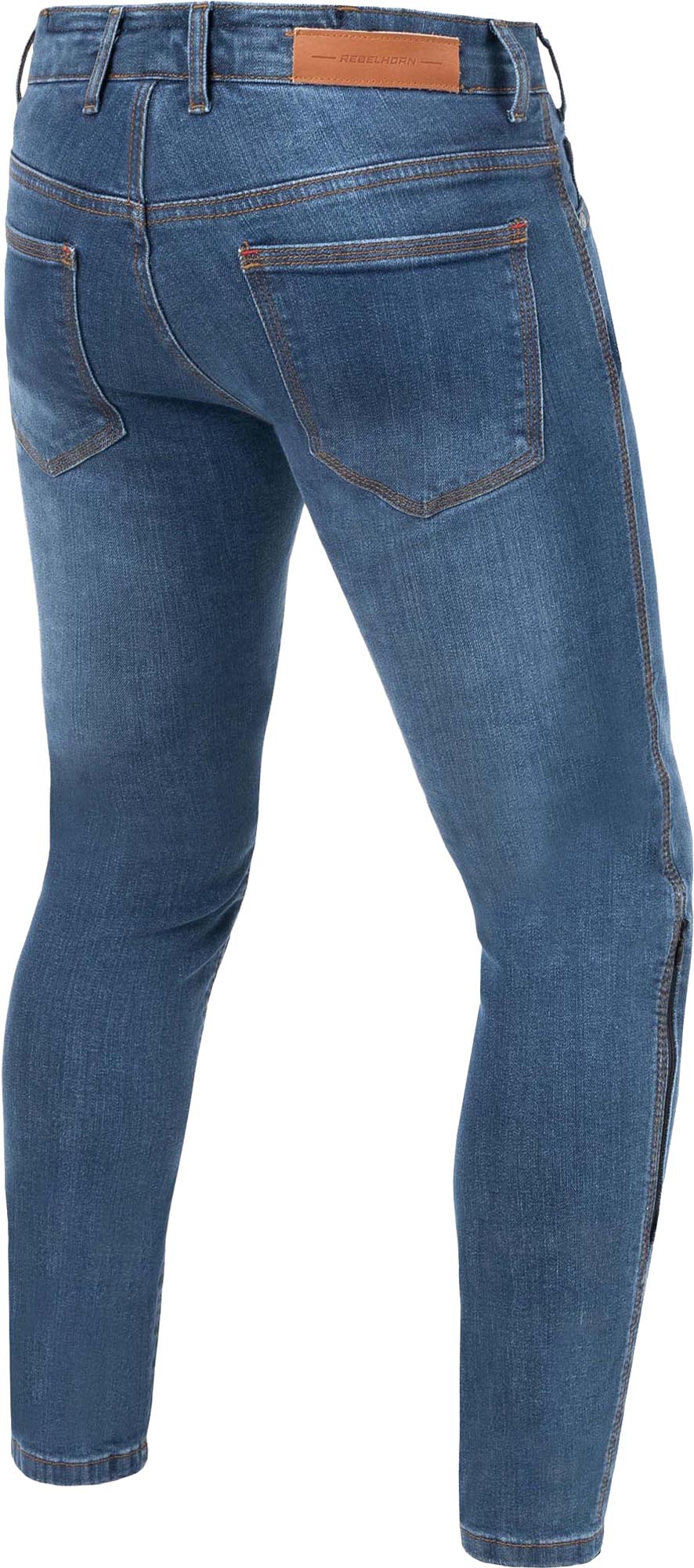 Rebelhorn Classic 3 Skinny Fit Motorcycle Jeans blue washed out 30/34 Figure 2