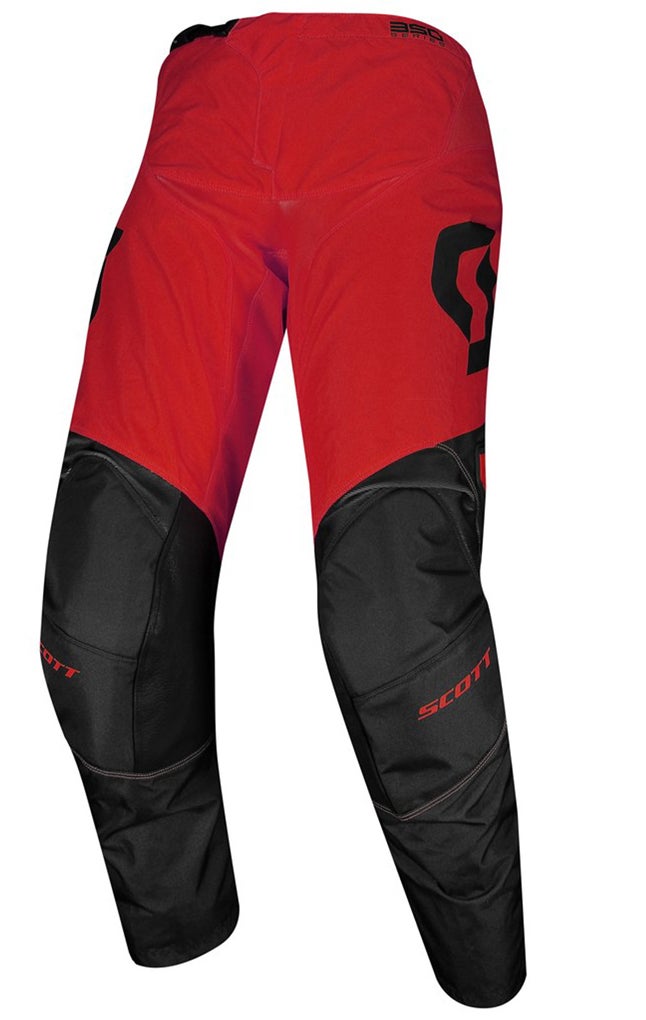 Scott 350 Track Regular Motocross Pants black/red 30 Figure 1