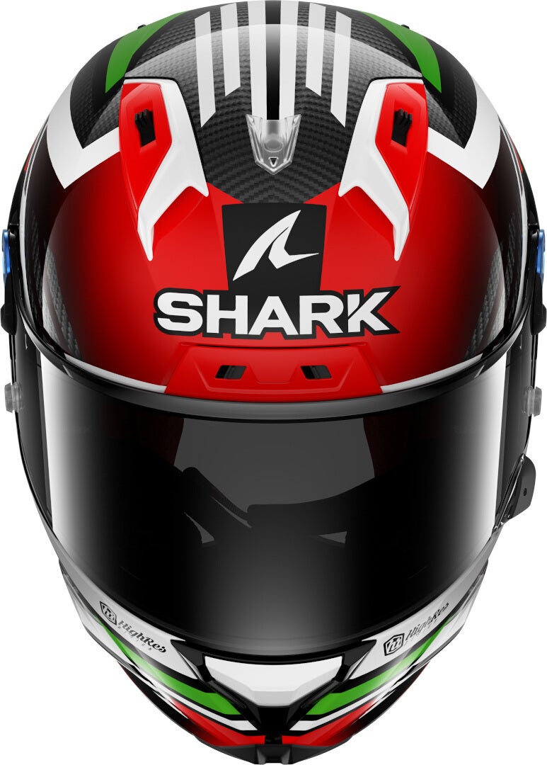 Shark Aeron GP FIM Firstlap Carbon Casque Blanc/Rouge/Vert M (57/58) Figure 3