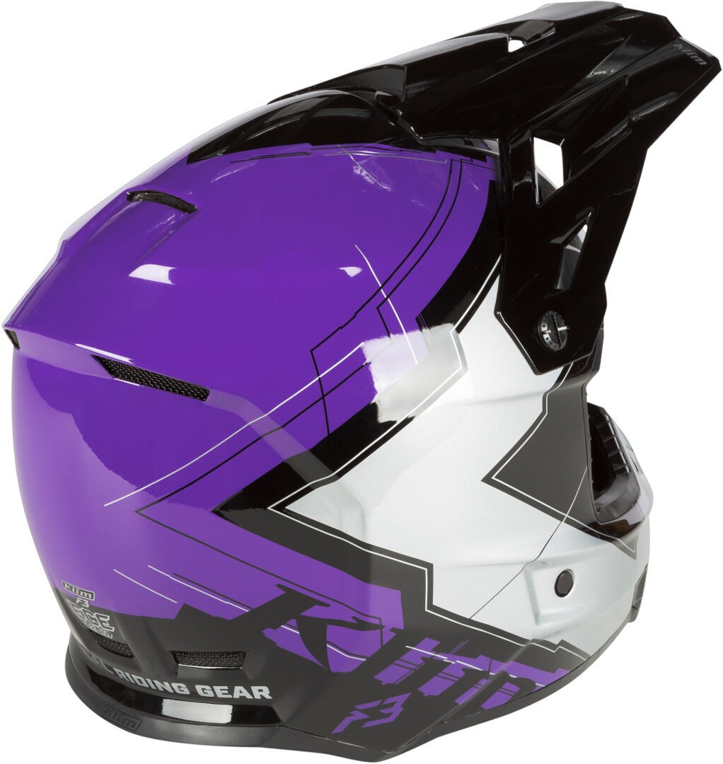 Klim F3 Verge Motocross Helmet black/purple/silver XXXL (64/65) Figure 6