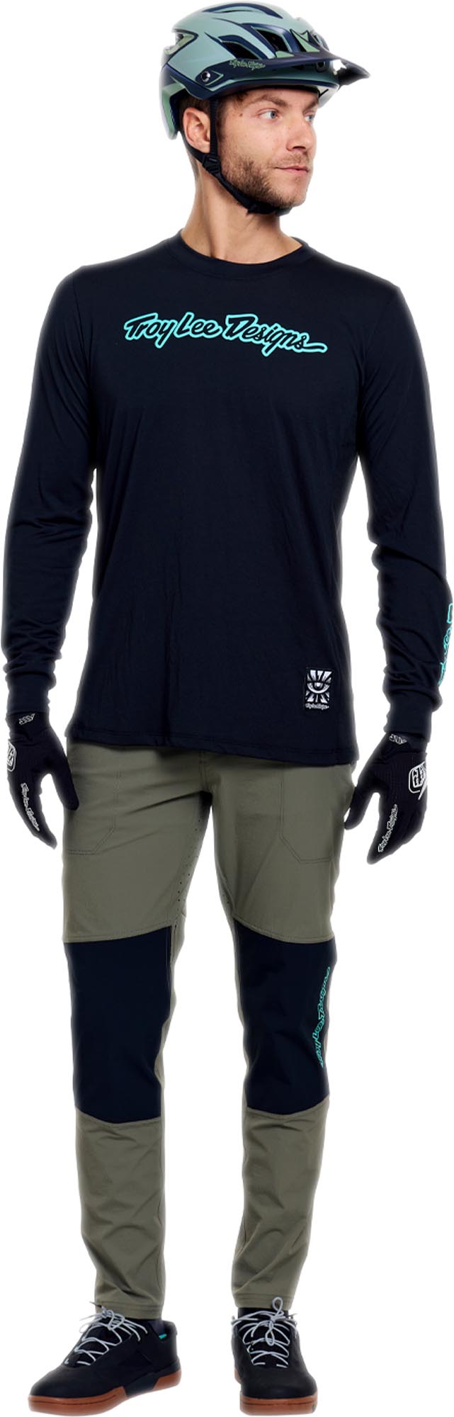 Troy Lee Designs Skyline Trail Mono Pantaloni da bicicletta Esercito 36 Figura 16