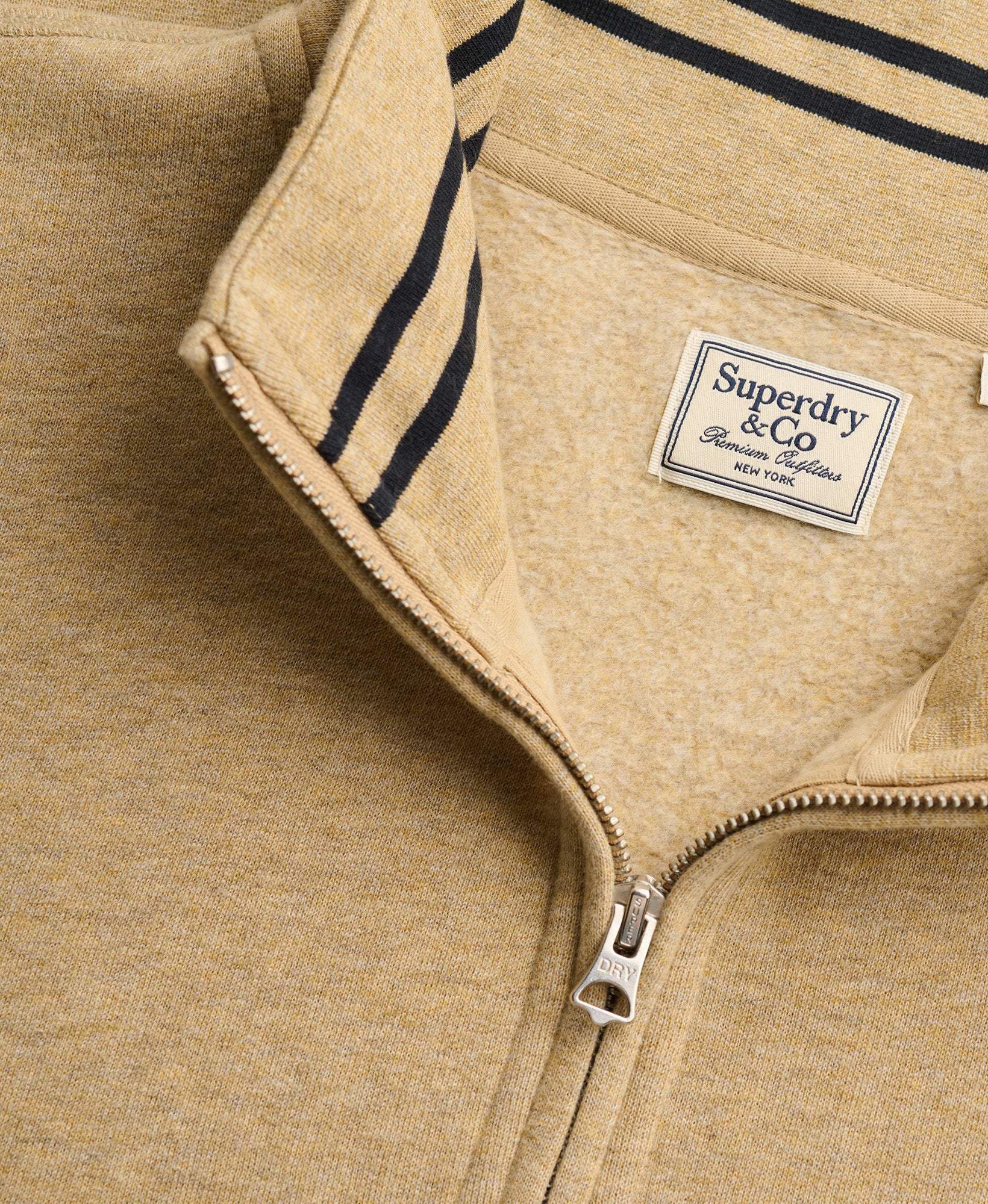 Superdry & Co Essential Serif Logo Half-Zip Sweatshirt beige 3XL Abbildung 2