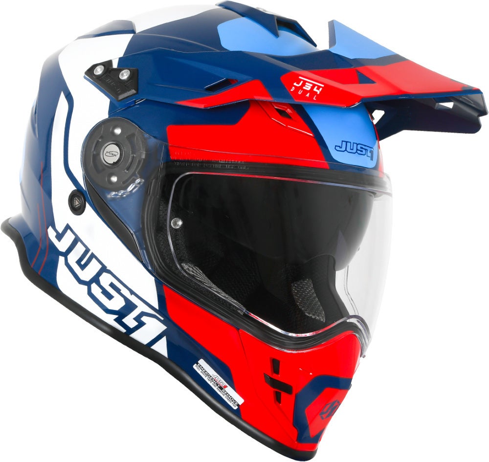 Just1 J34 Pro Tour Casco motocross rosso/blu M (57/58) Figura 2