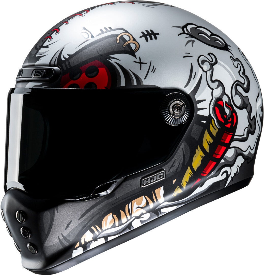 HJC V10 Vatt Helm silber/anthrazit/gelb L (58/59) Abbildung 1