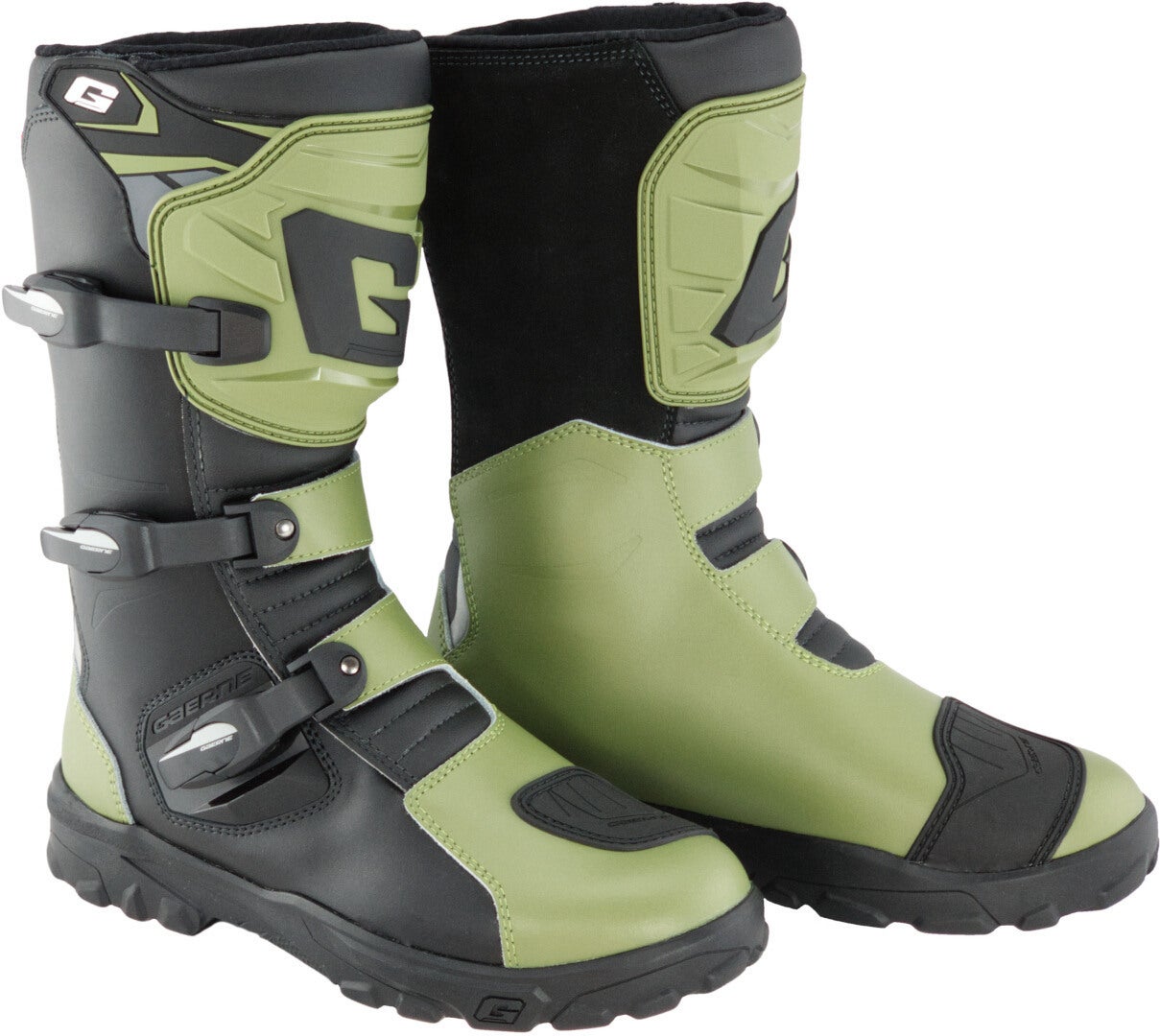 Gaerne Adventure Aquatech Bottes de moto imperméables noir/vert 47 Figure 1