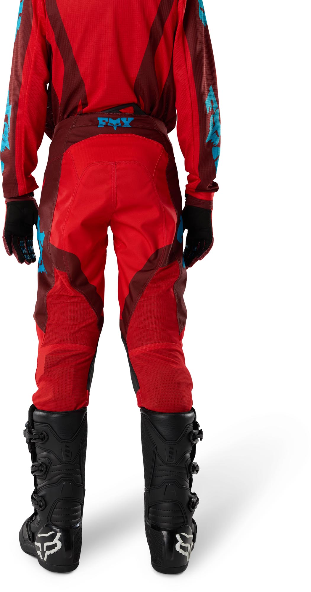 FOX 180 Raid Pantalones juveniles de motocross rojo/azul 24 Figura 4