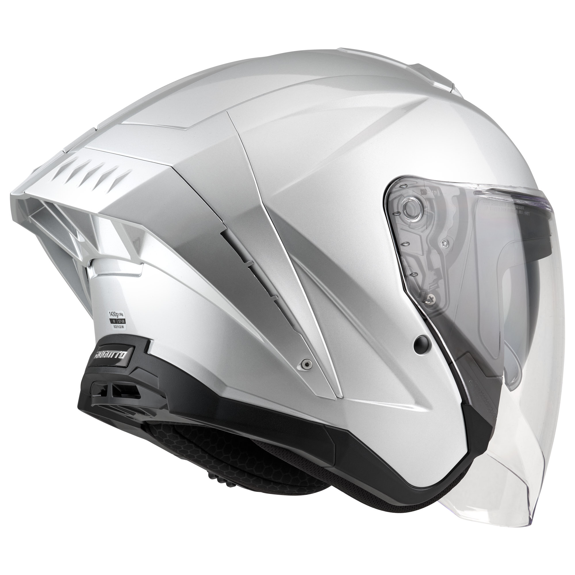 Bogotto H599 Casco a reacción Plata S (55/56) Figura 3