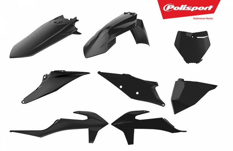 POLISPORT Svart plastsats KTM SX/SX-F Figur 2