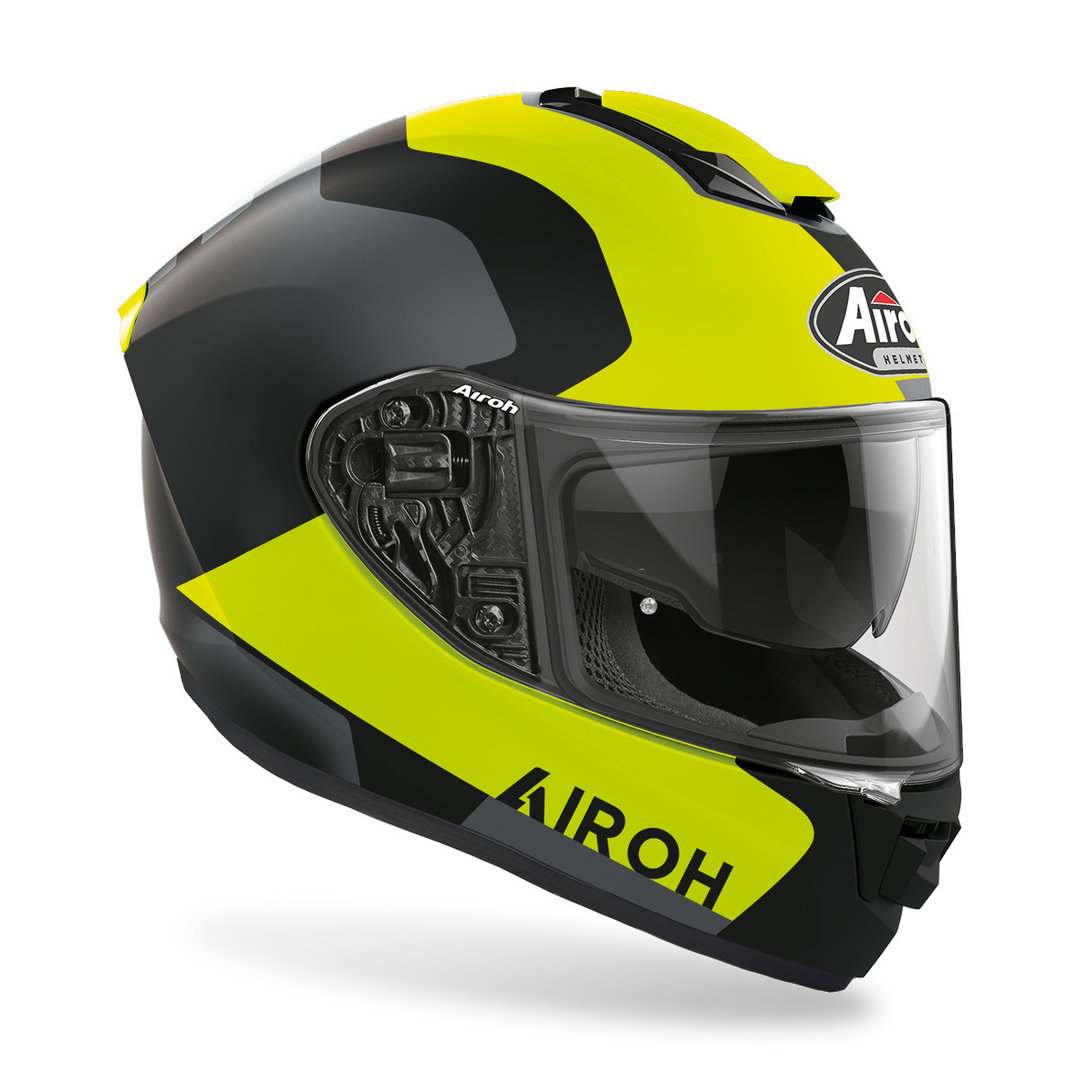 Airoh ST.501 Dock Hjelm sort mat/gul M (57/58) Figur 3