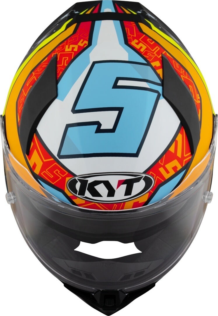 Side view of KYT R2R Max Masia 2022 Replica Helmet