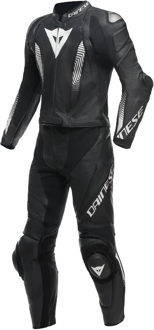 Dainese Laguna Seca 5 S26 Kétrészes motorkerékpár bőröltöny fekete/fehér 52 1. ábra