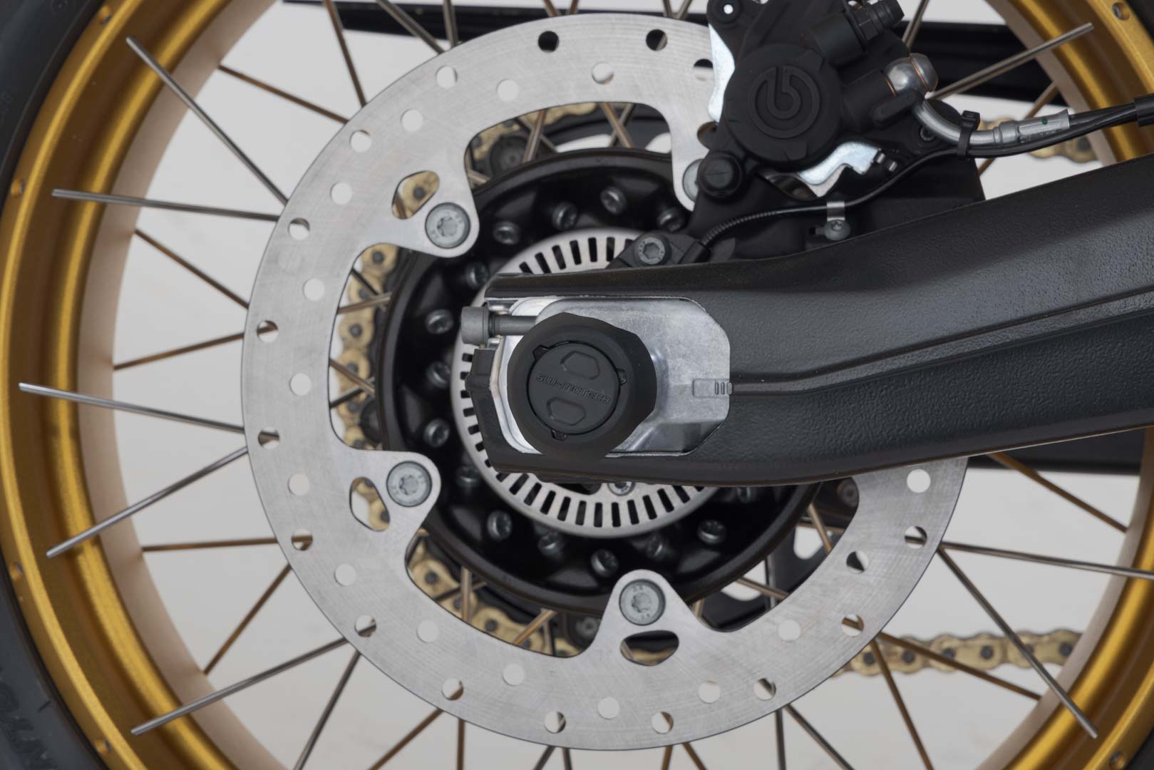 Set SW-Motech Slider pentru puntea spate - Negru. Modele BMW, Honda CBR1000RR-R. Figura 3