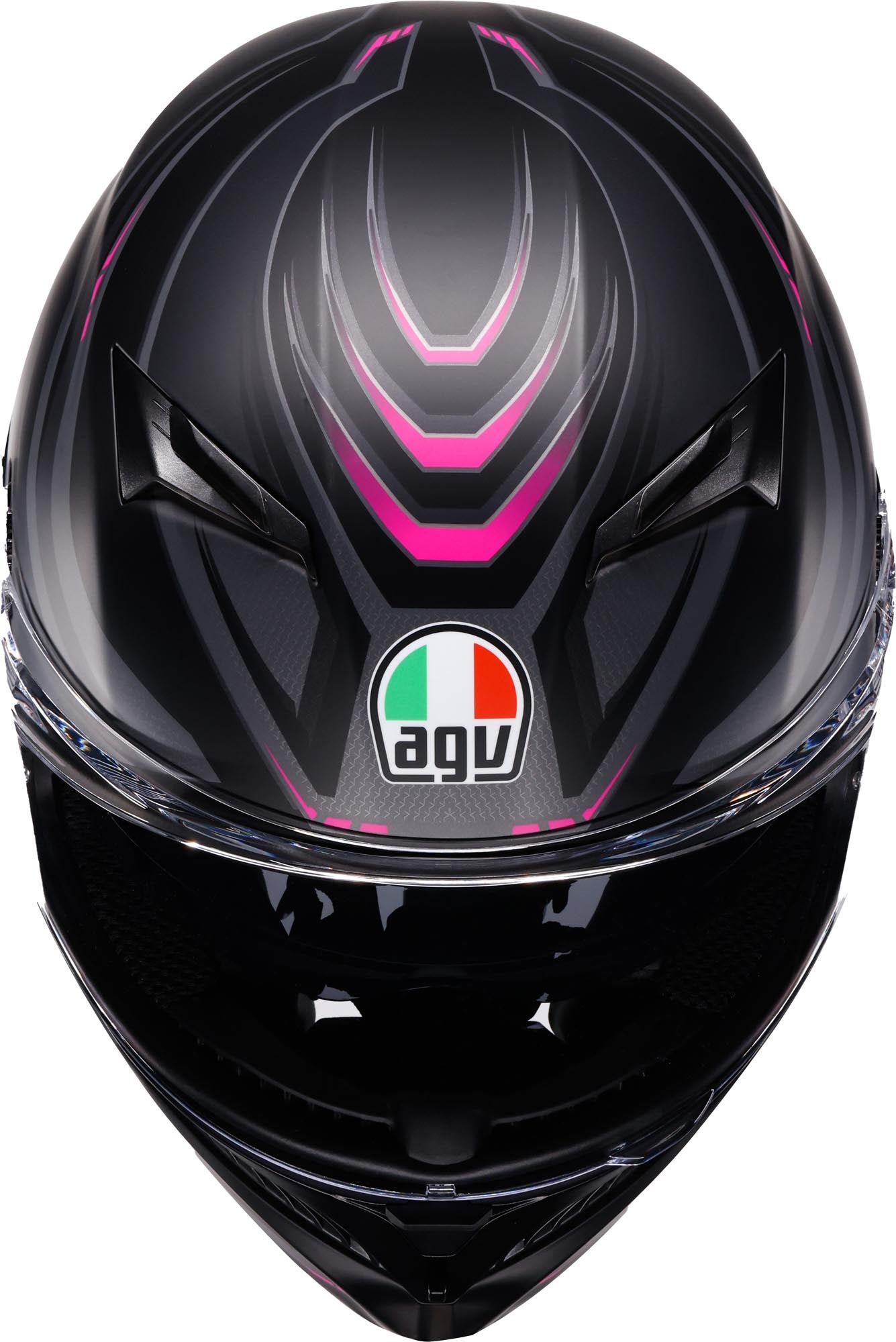 AGV K3 Syth Hjelm sort mat/pink S (55/56) Figur 7